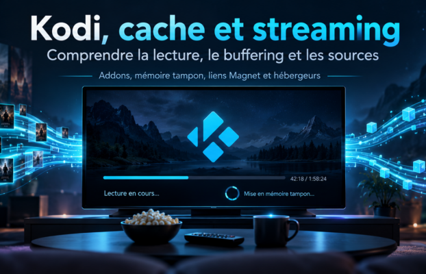 Kodi, cache et streaming